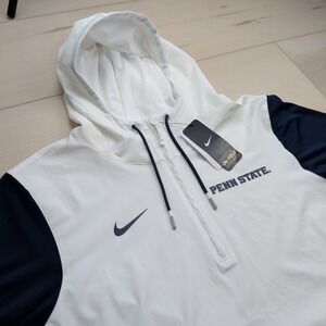 Nike Penn State Nittany Lions On Field Windbreaker Mens Large 1/2 Zip READ